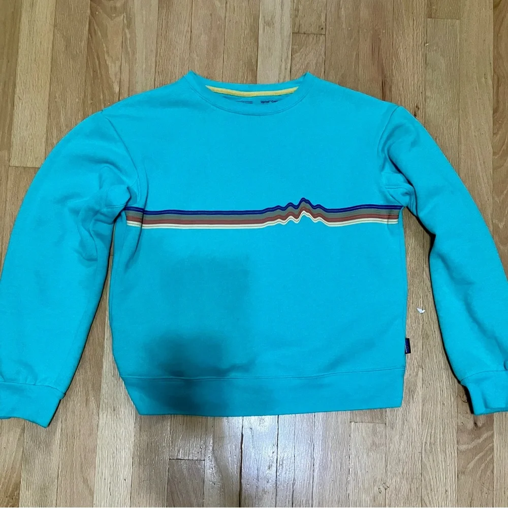 Patagonia Women's Ridge Rise Stripe Uprisal Crewneck Sweatshirt - Picture 2 of 10